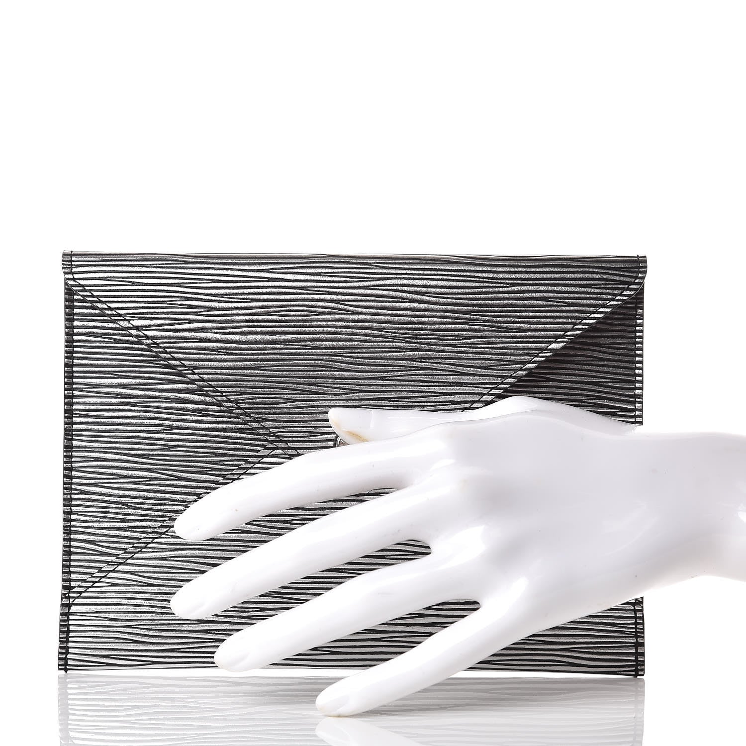 Louis Vuitton Epi Envelope Pouch Platine 2 of 6