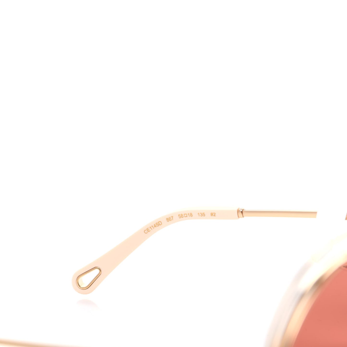Metal Oversized Round Carlina Oversized Round Sunglasses CE114SD Gold