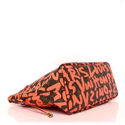 Louis Vuitton Monogram Graffiti Neverfull GM Orange 4 of 8