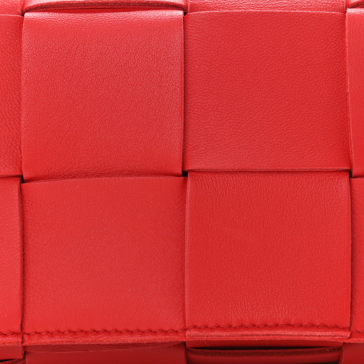 Bottega Veneta Nappa Maxi Intreccio The Belt Cassette Bag Bright Red 7 of 9