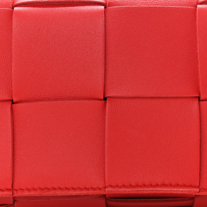 Bottega Veneta Nappa Maxi Intreccio The Belt Cassette Bag Bright Red 7 of 9