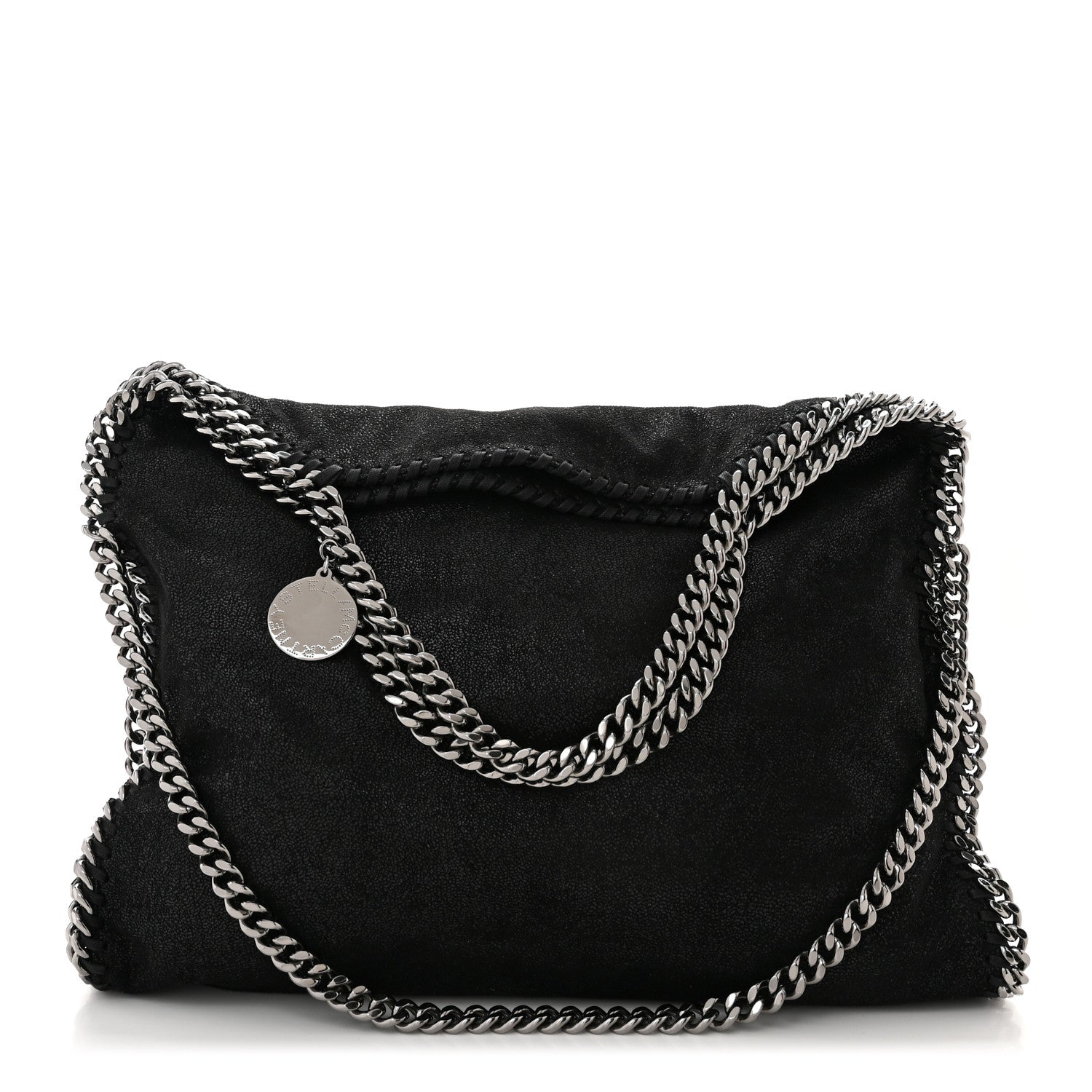 Stella McCartney Shaggy Deer Falabella Fold Over Tote Black 1 of 10