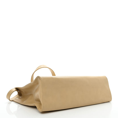 Telfar Vegan Leather Medium Shopping Bag Cream 4 of 13