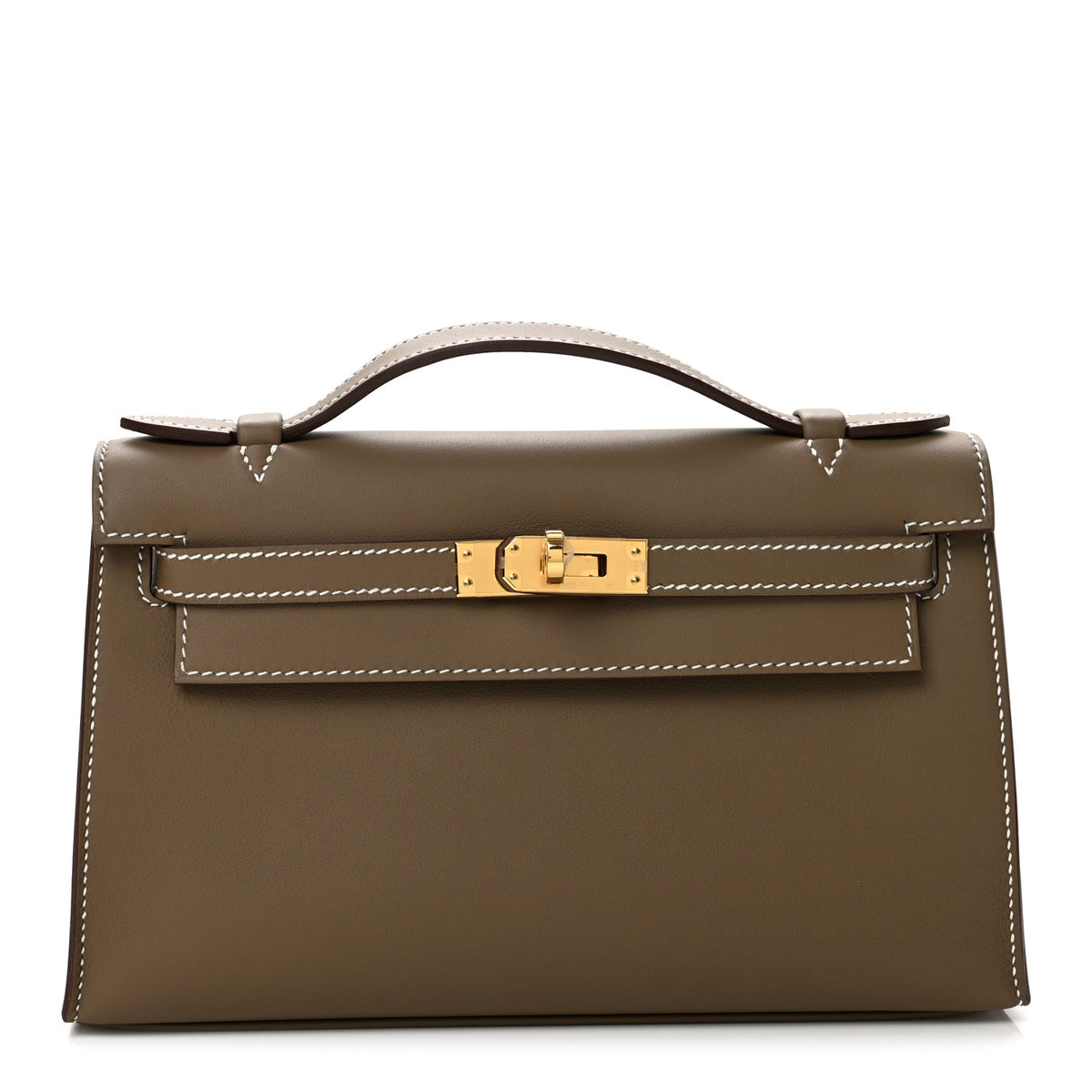 Swift Kelly Pochette Clutch Etoupe