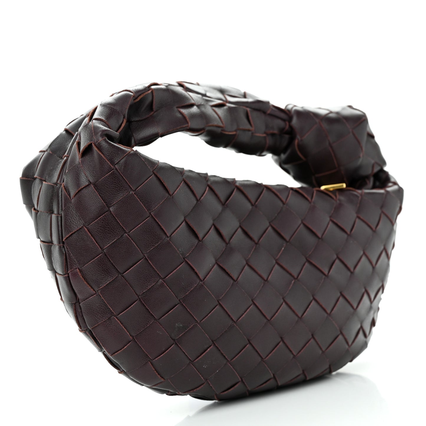 Nappa Intrecciato Mini Jodie Grape