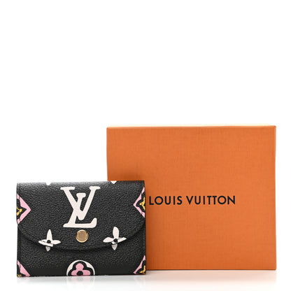 Louis Vuitton Monogram Giant Wild At Heart Rosalie Coin Purse Black 7 of 7