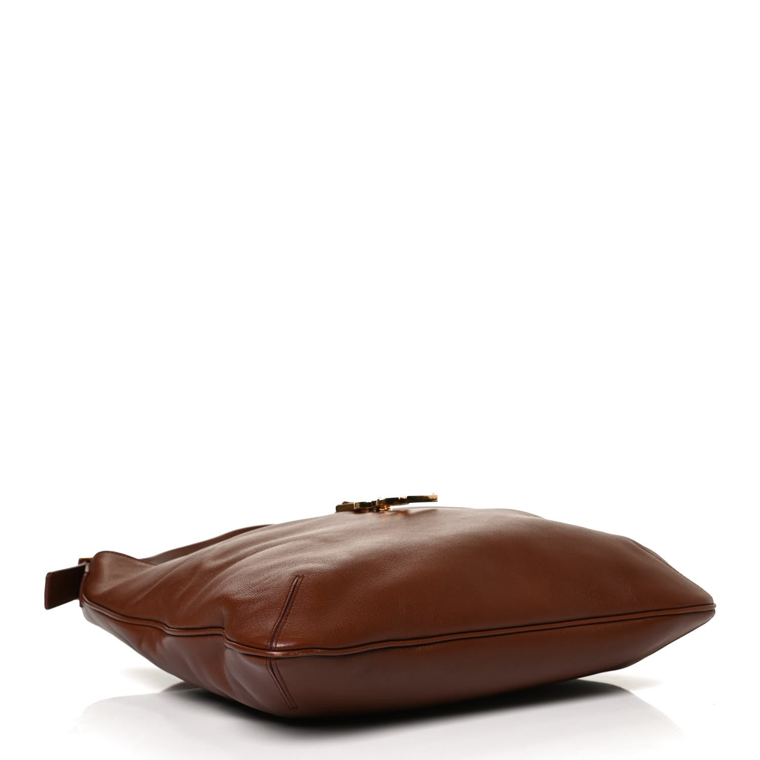 Saint Laurent Calfskin Monogram Hobo Cotto 4 of 10