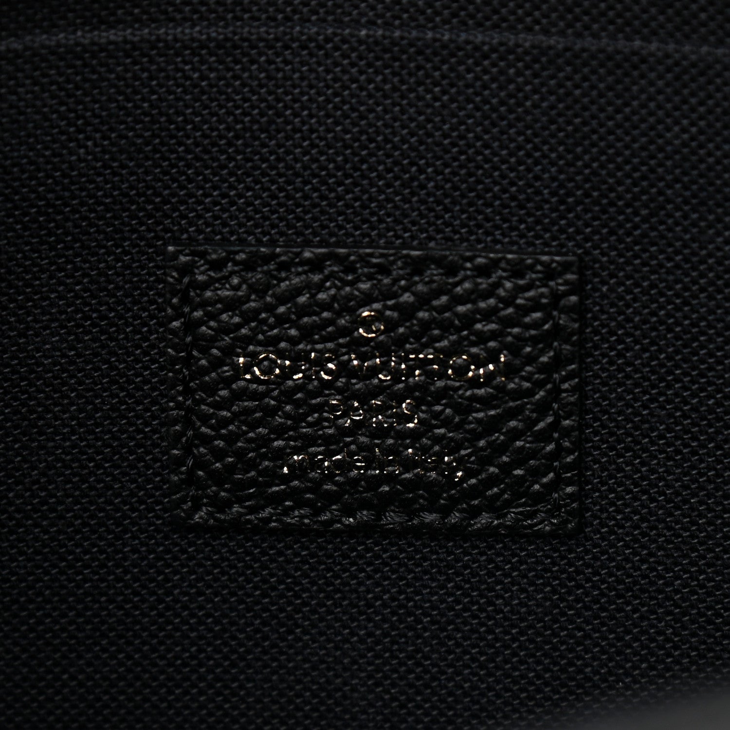 Louis Vuitton Empreinte Pochette Felicie Chain Wallet Black 7 of 10