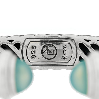 David Yurman Sterling Silver Chalcedony Waverly Bracelet 3 of 3