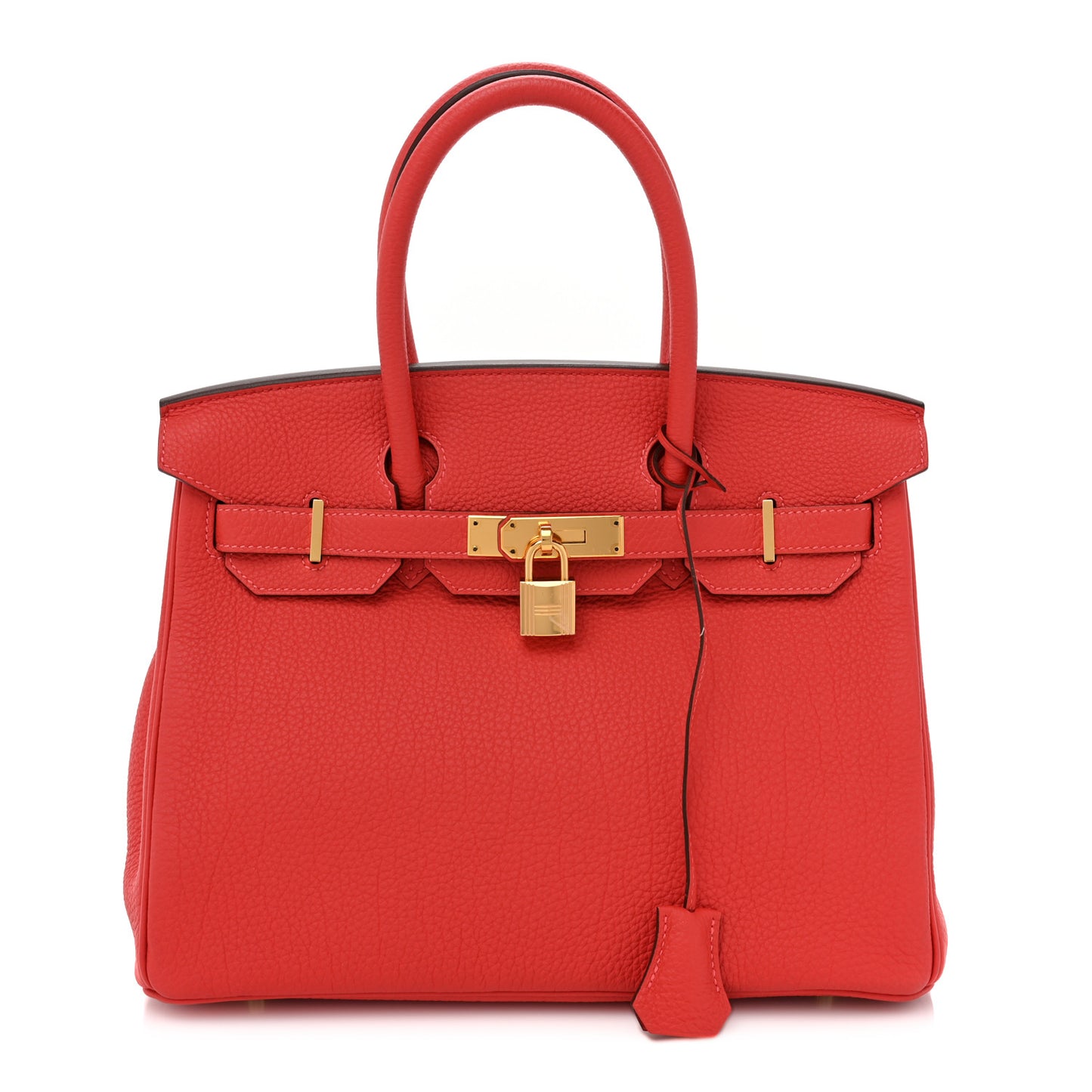 Togo Birkin 30 Rouge Pivoine