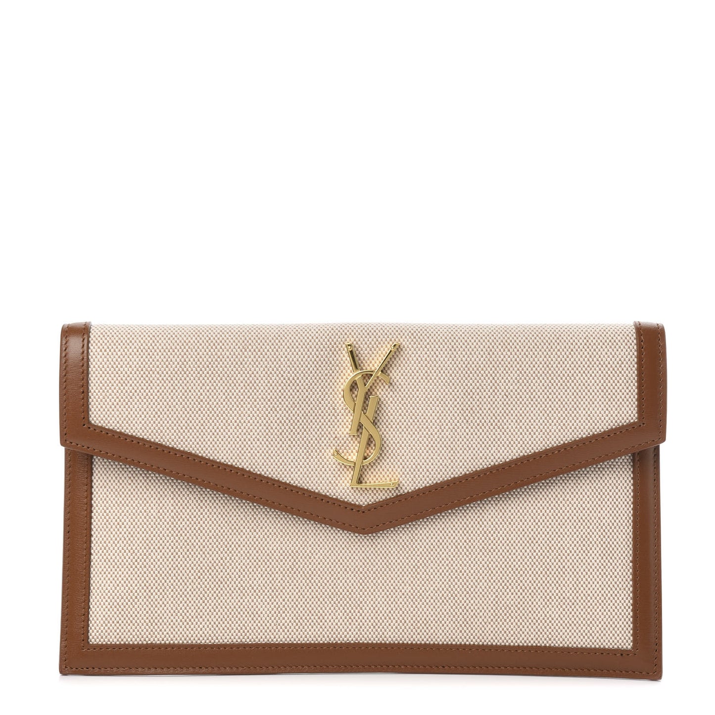 Canvas Uptown Pouch Natural Beige Brick