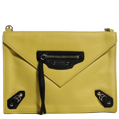 Balenciaga Veau Papier Mini Triple Shoulder Bag Jaune Poussin 1 of 8