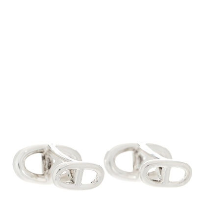 Hermes Sterling Silver Marine Cufflinks 3 of 5