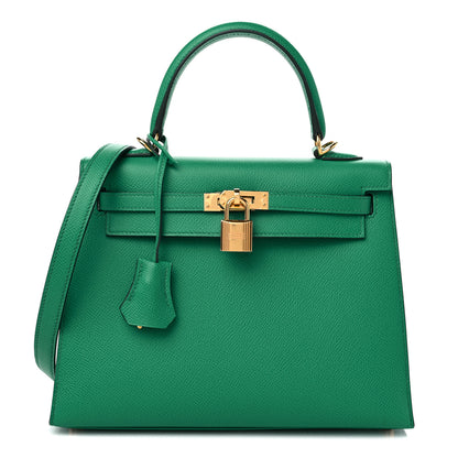 Hermes Epsom Kelly Sellier 25 Vert Jade 1 of 10