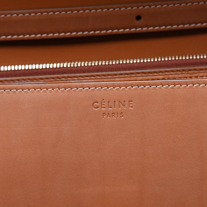 Celine Smooth Calfskin Medium Classic Box Flap Bag Camel 6 of 9