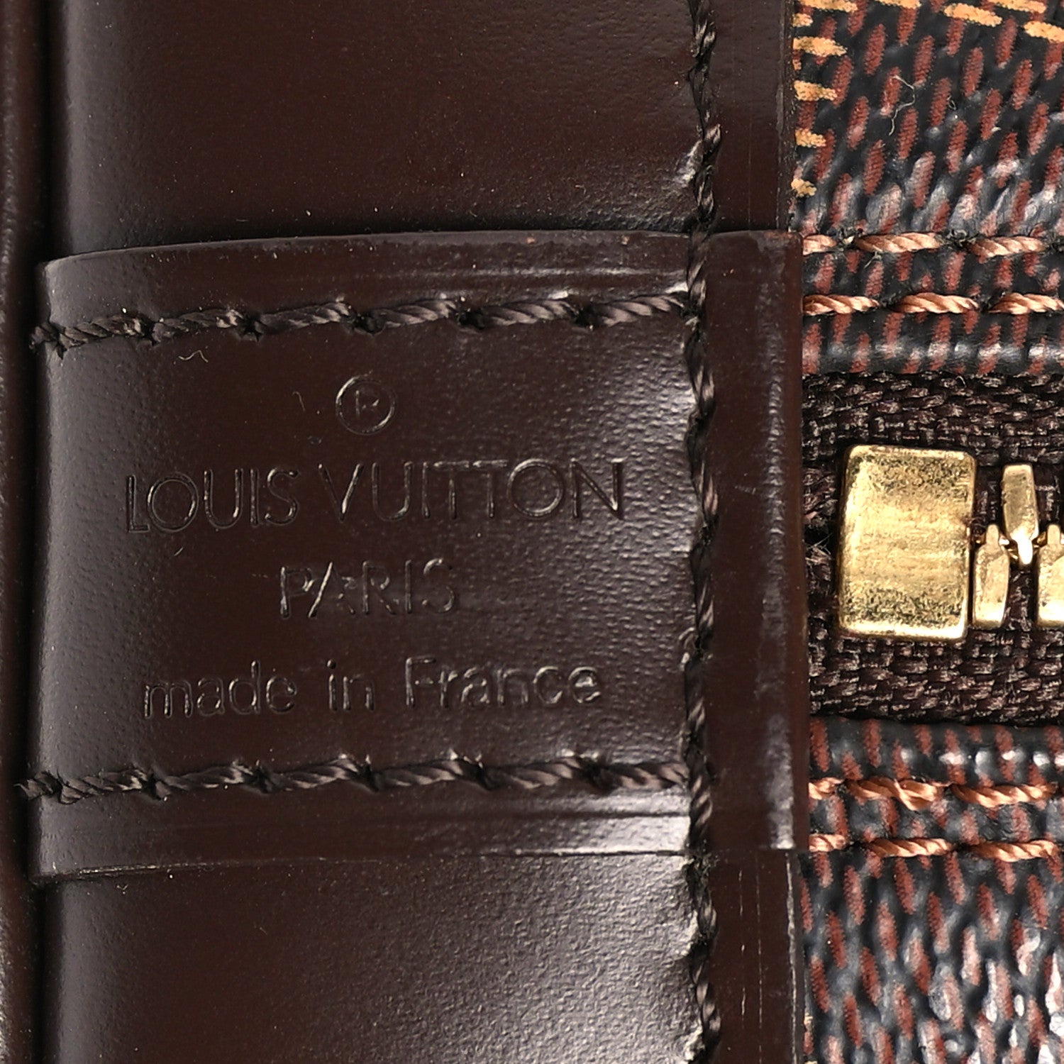 Louis Vuitton Damier Ebene Alma MM 4 of 11
