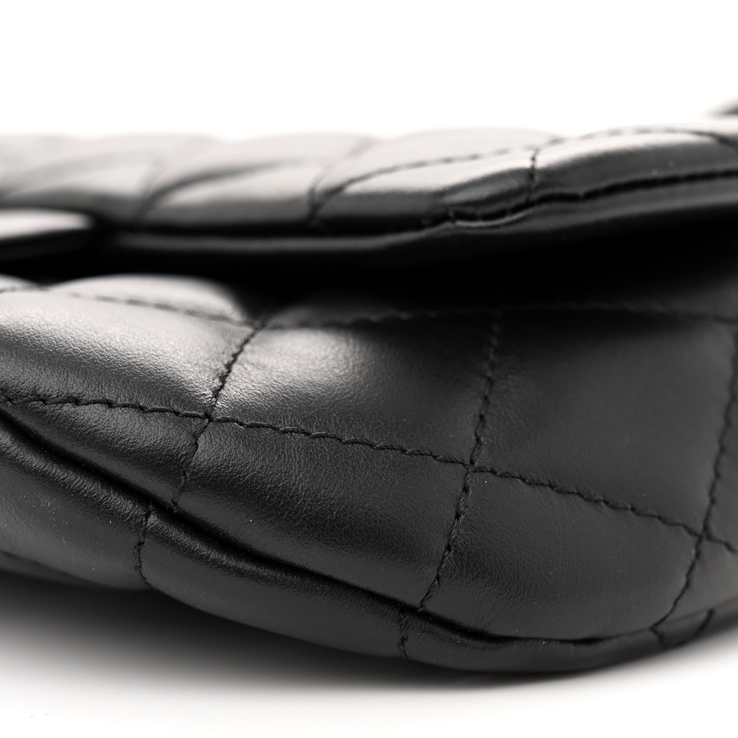 Chanel Calfskin Quilted CC Uniform Flap Belt Bag Black 10 of 10