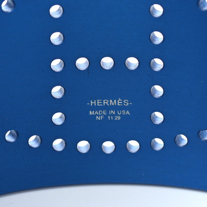 Hermes Aluminium Evelyne Sunset Cuff Bracelet T2 Bleu Egee 4 of 5