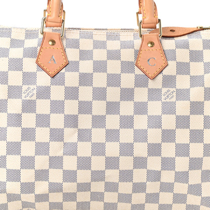 Louis Vuitton Damier Azur Speedy 30 9 of 11