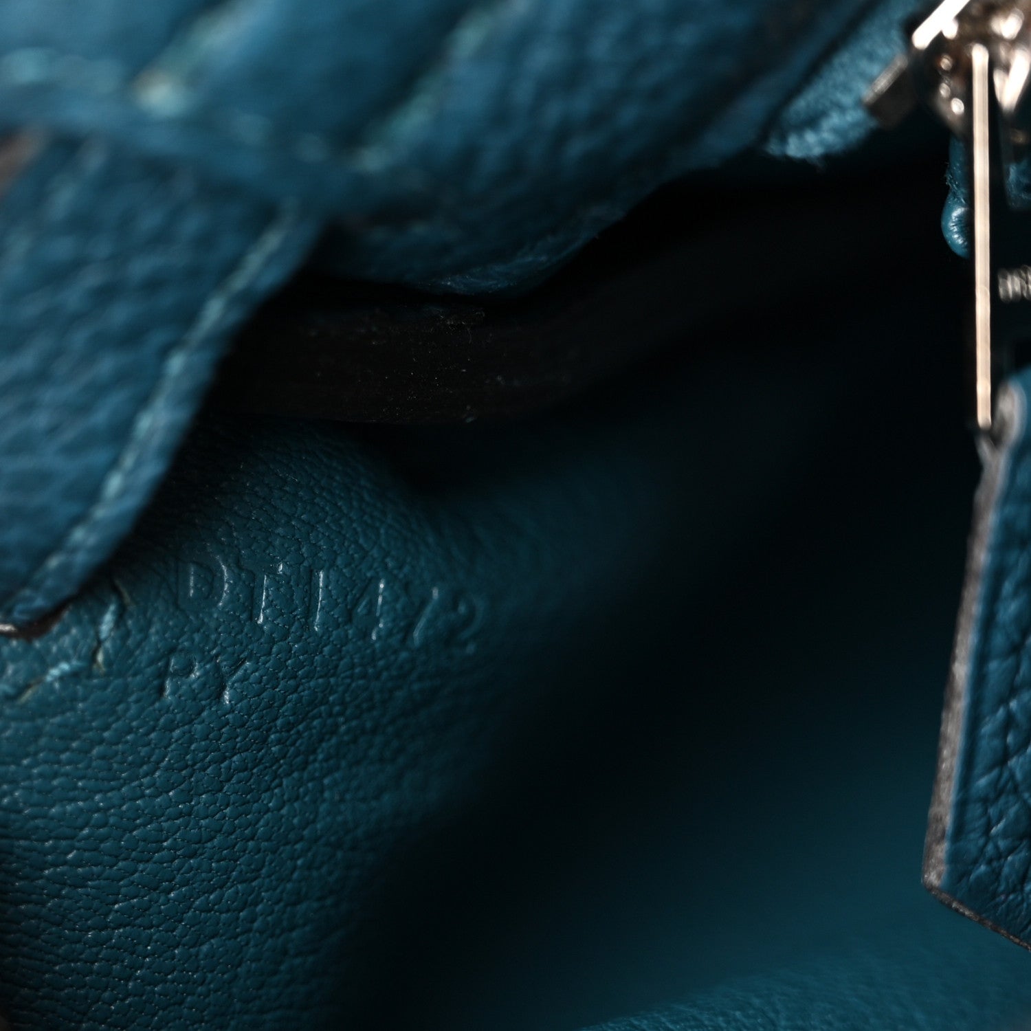 Hermes Togo Kelly Retourne 25  Vert Bosphore 7 of 10