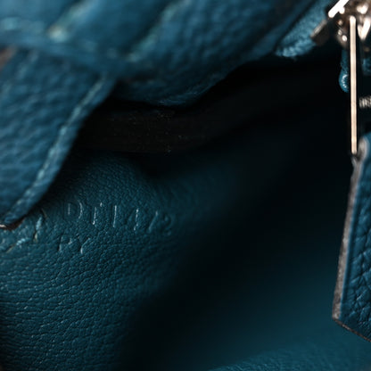 Hermes Togo Kelly Retourne 25  Vert Bosphore 7 of 10