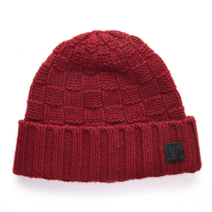 Louis Vuitton Cashmere Damier Helsinki Beanie Hat 1 of 7