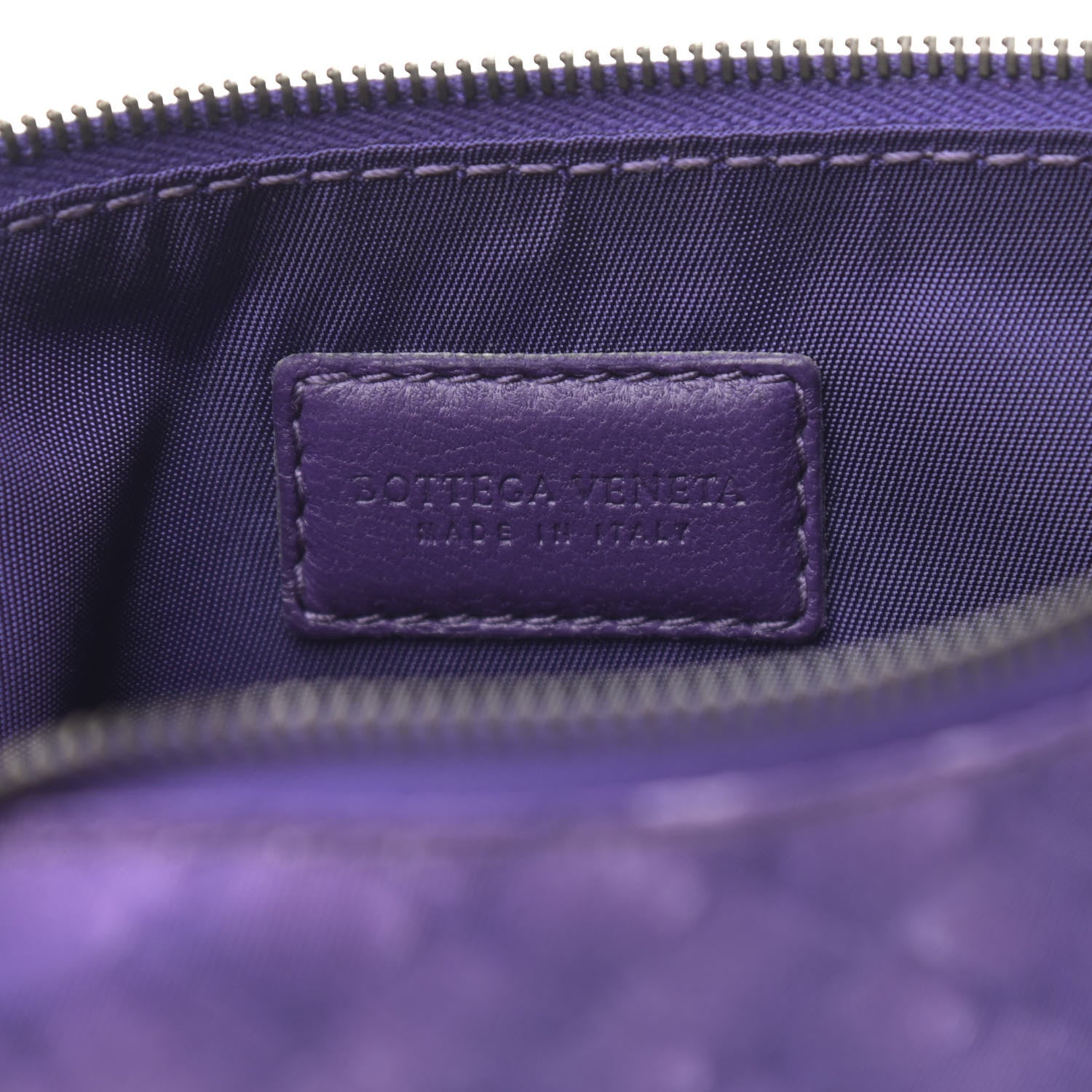 Bottega Veneta Nylon Intrecciolusion Vertical Tote Plum 11 of 12