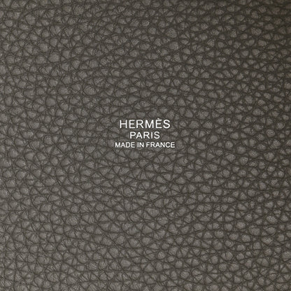 Hermes Taurillon Clemence Picotin Lock 18 PM Gris Meyer 6 of 11