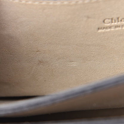 Chloe Suede Calfskin Small Faye Shoulder Bag Motty Grey 8 of 18
