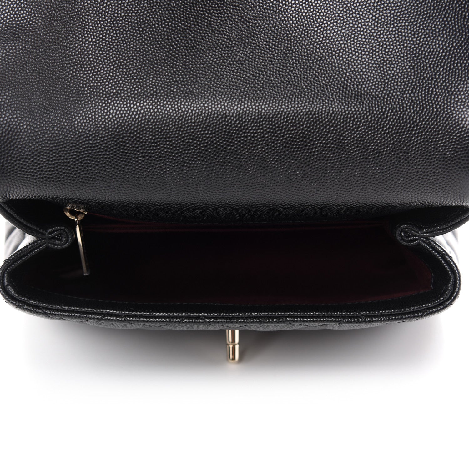 Chanel Caviar Quilted Mini Coco Handle Flap Black 5 of 10