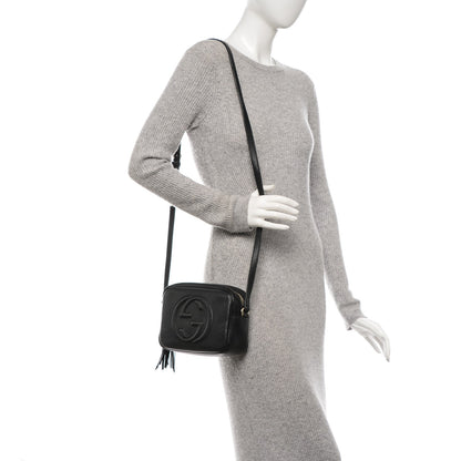 Gucci Pebbled Calfskin Small Soho Disco Bag Black 2 of 7