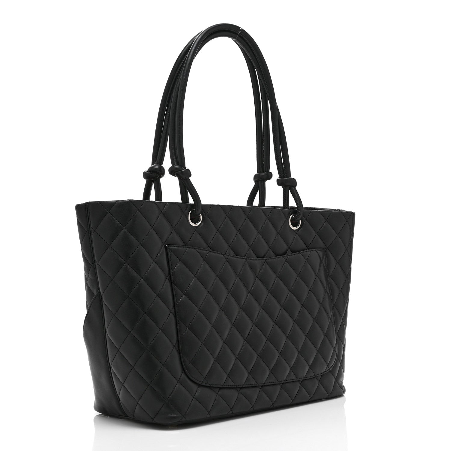 Chanel Calfskin Quilted Large Cambon Tote Black 3 of 10