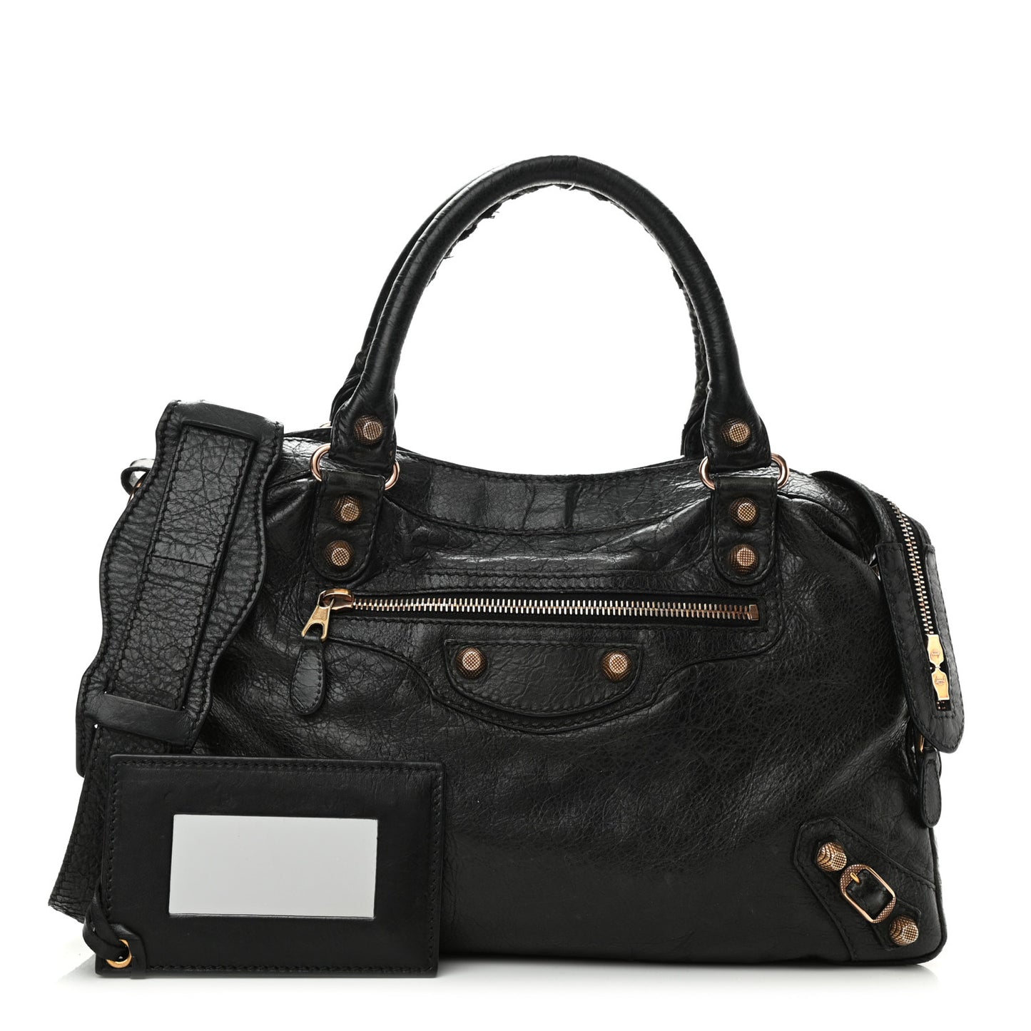 Agneau Giant 12 Gold Hardware Town Black