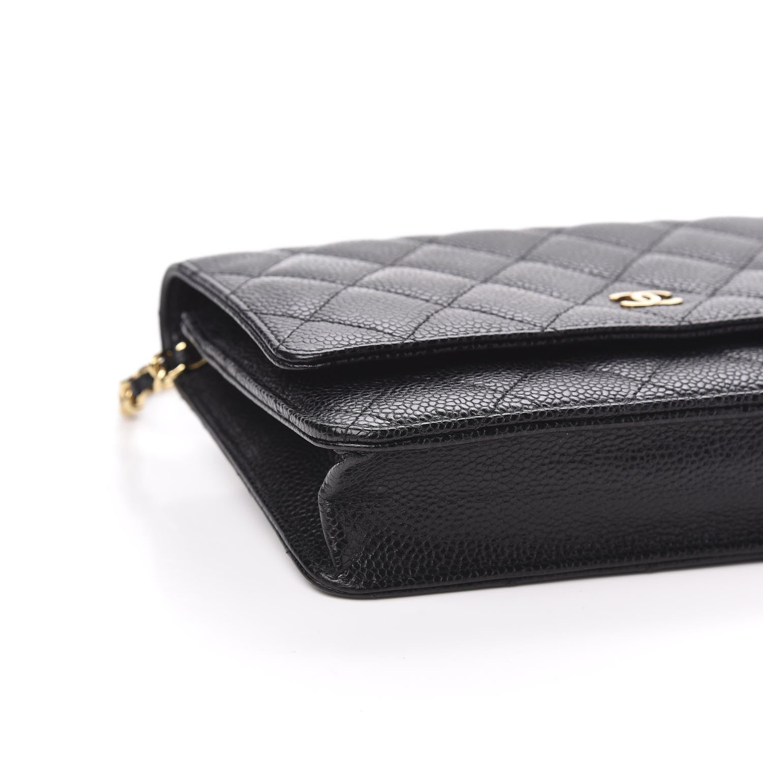 Chanel Caviar Quilted Wallet On Chain WOC Black 9 of 12