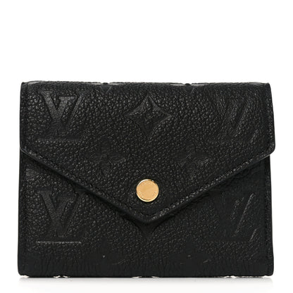 Louis Vuitton Empreinte Victorine Wallet Black 1 of 7