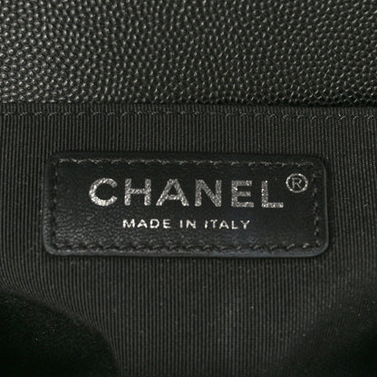 Chanel Caviar Quilted Medium Boy Flap Black 6 of 9