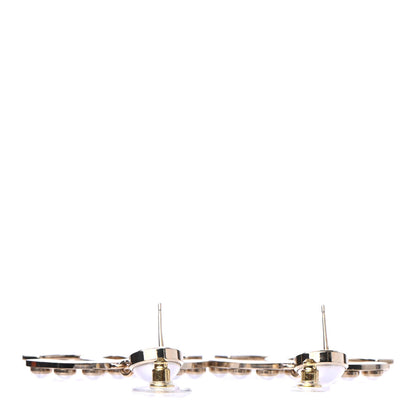 Chanel Pearl CC Drop Earrings Gold 3 of 4