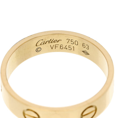Cartier 18K Yellow Gold 5.5mm LOVE Ring 63 10.5 4 of 4