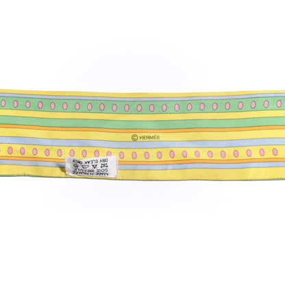 Hermes Silk Sequences Twilly Citron Vert Ciel 2 of 4