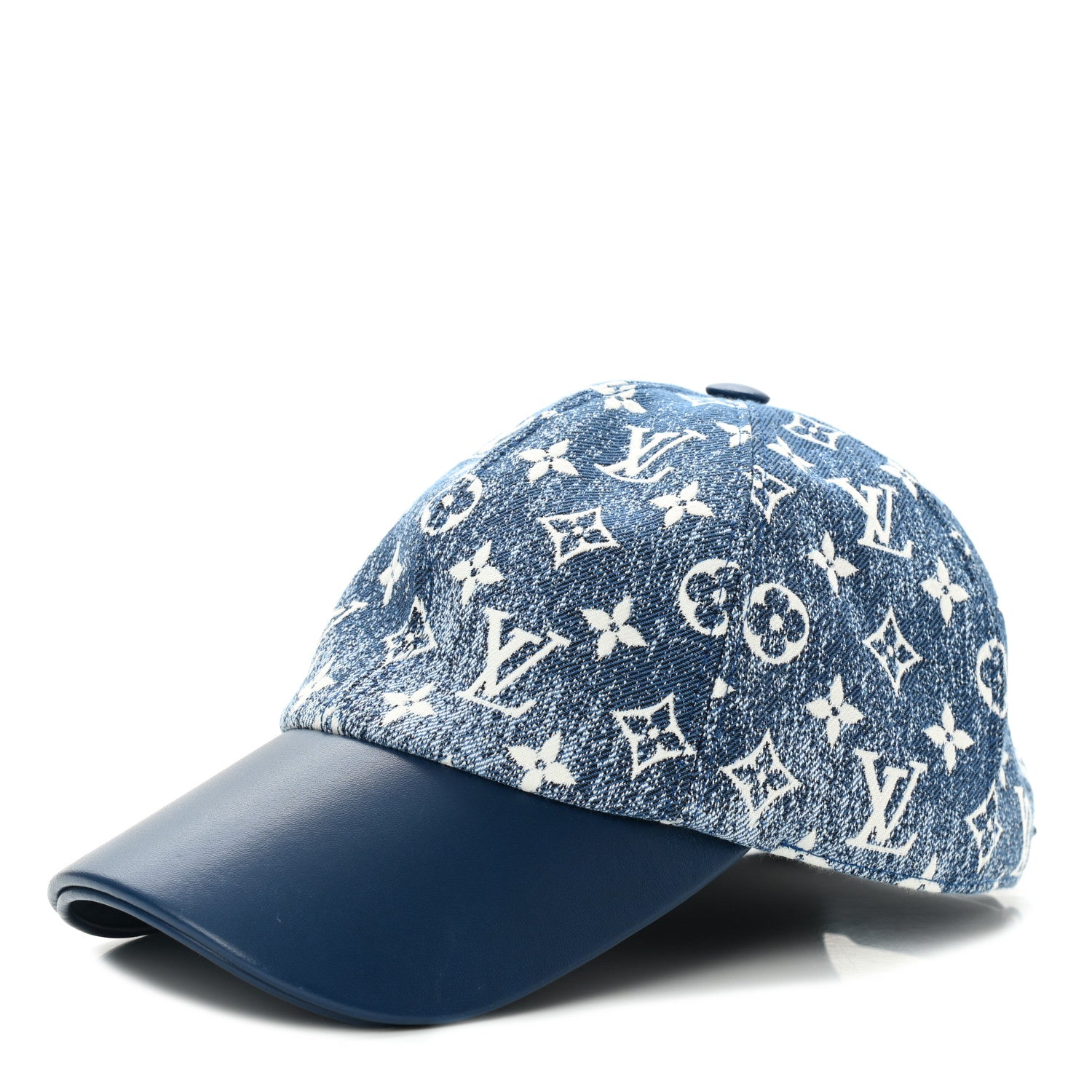 Louis Vuitton Monogram Jacquard Cap M Blue 1 of 8