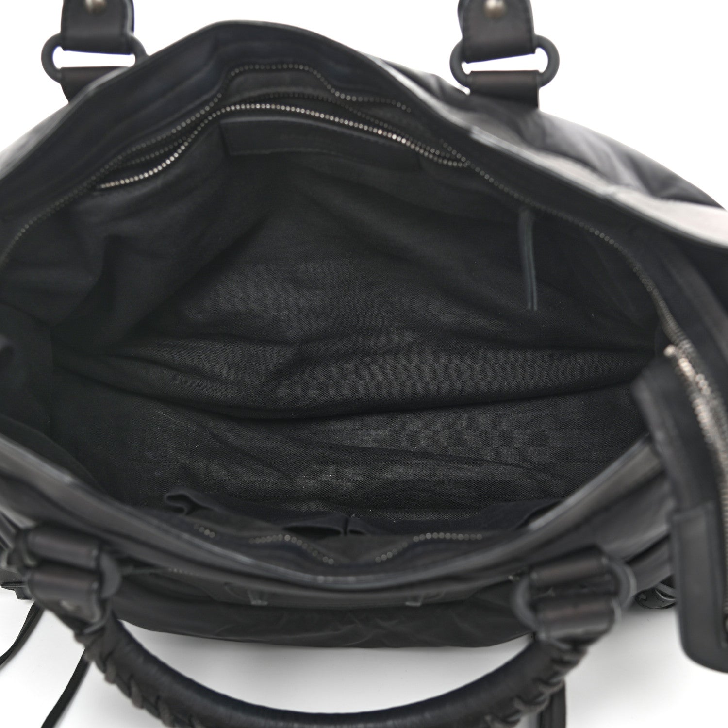 Balenciaga Nylon Agneau Classic Hardware City Black 7 of 10