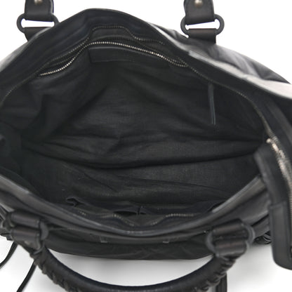 Balenciaga Nylon Agneau Classic Hardware City Black 7 of 10