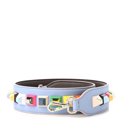 Fendi Vitello Century Plexiglass Bi-Color Studded Strap You Azzurro Sky Multicolor 1 of 5