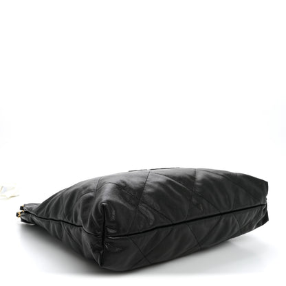 Chanel Shiny Caviar Quilted Monochrome Chanel 22 Black 5 of 11