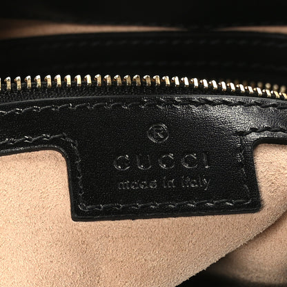 Gucci Boarded Dyana Lux Calfskin Small Jackie 1961 Hobo Black 6 of 12