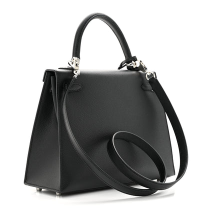Hermes Epsom Kelly Sellier 25 Black 3 of 13
