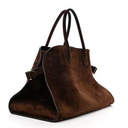 The Row Suede Soft Margaux 15 Mocha 3 of 9