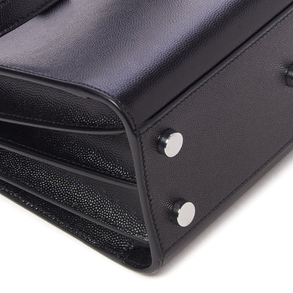 Saint Laurent Grained Calfskin Nano Sac De Jour Black 6 of 9