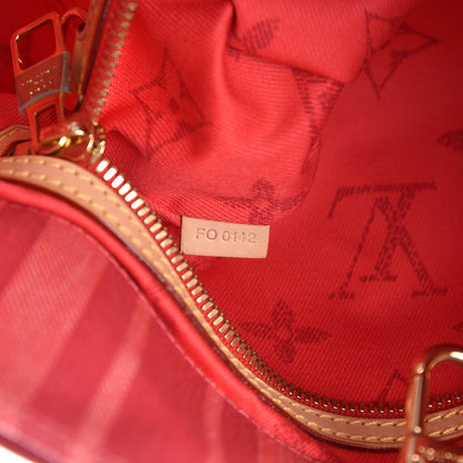Louis Vuitton Denim Articles de Voyage Cabas Castillan Red 7 of 9