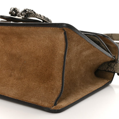 Gucci GG Supreme Monogram Small Dionysus Top Handle Bag Taupe 9 of 10